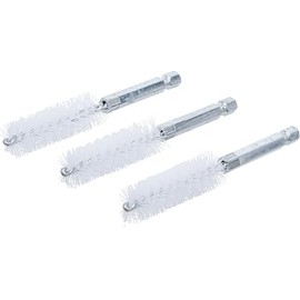 BGS 3078-15-N | Nylon Brush | 3-Piece | 15 mm | Drive External Hexagon 6.3 mm (1/4 Inch) | Hole Wire Brushes | for BGS 3078