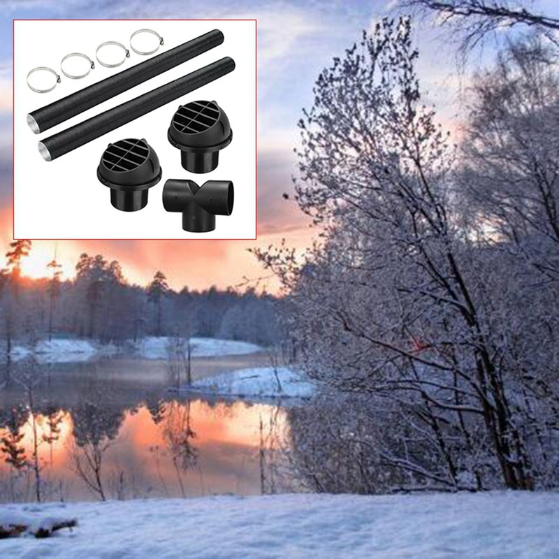 75mm Car Heating Pipe Duct T Piece Warm Air Outlet