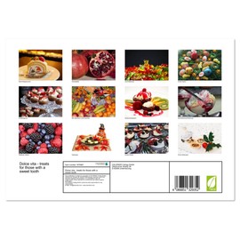 Dolce vita - treats for those with a sweet tooth (Monthly Wall Calendar 2025 16.5" x 23.4" (open)), CALVENDO 14 Month Calendar