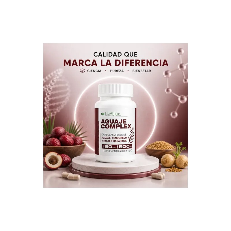 Aguaje Complex Mujer 60 Caps | Fenogreco + Maca +