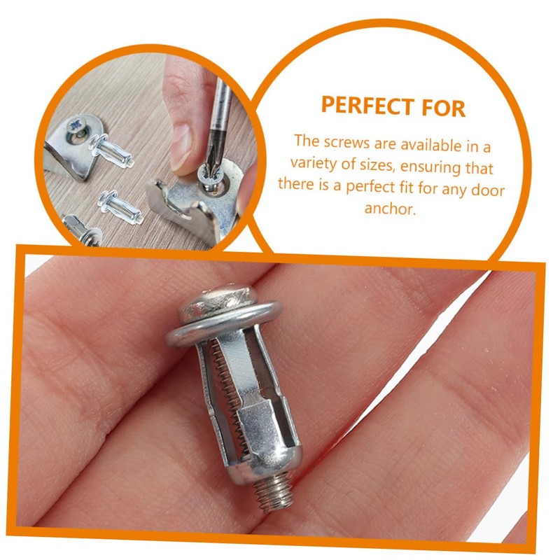 iplusmile 25pcs Expansion Screws for Doors Metal Cavity Fixing Nuts