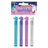 Unicorn Bubble Tubes 1 Pack ( 4 Bubble Tubes)