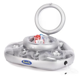 FEEBRIA Pool Cooler,Floating Cooler,Inflatable Cooler for Swimming, Boating, Tubing, Bbq's and More