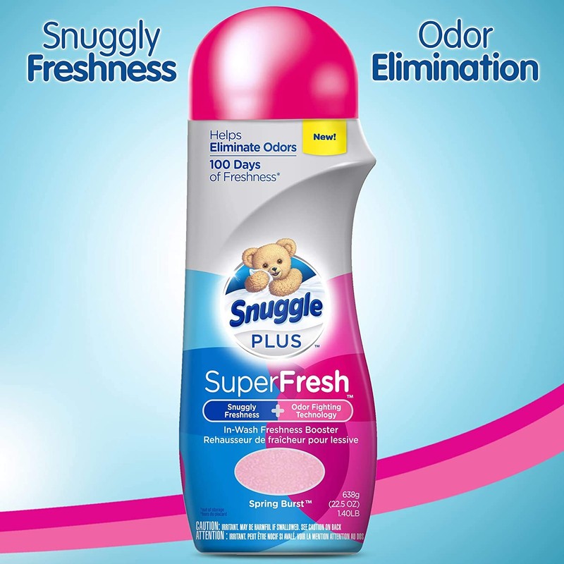 Snuggle Plus Superfresh In-wash Freshness Booster, Spring Burst, 14 Ounce