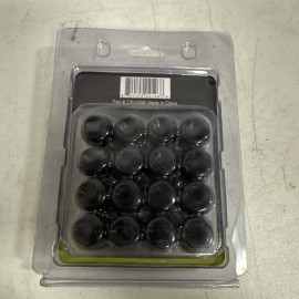 Red Hawk Club Car Ezgo Golf Cart Black Lug Nuts Box Of 16 Standard 1/2''-20 3/4  Lug Nut