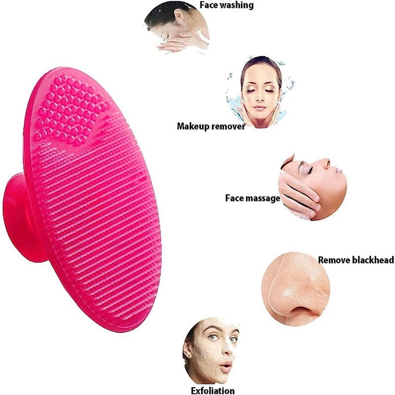 Facial Cleansing Brush 3 PCS Face Massager Brush Face Scrub