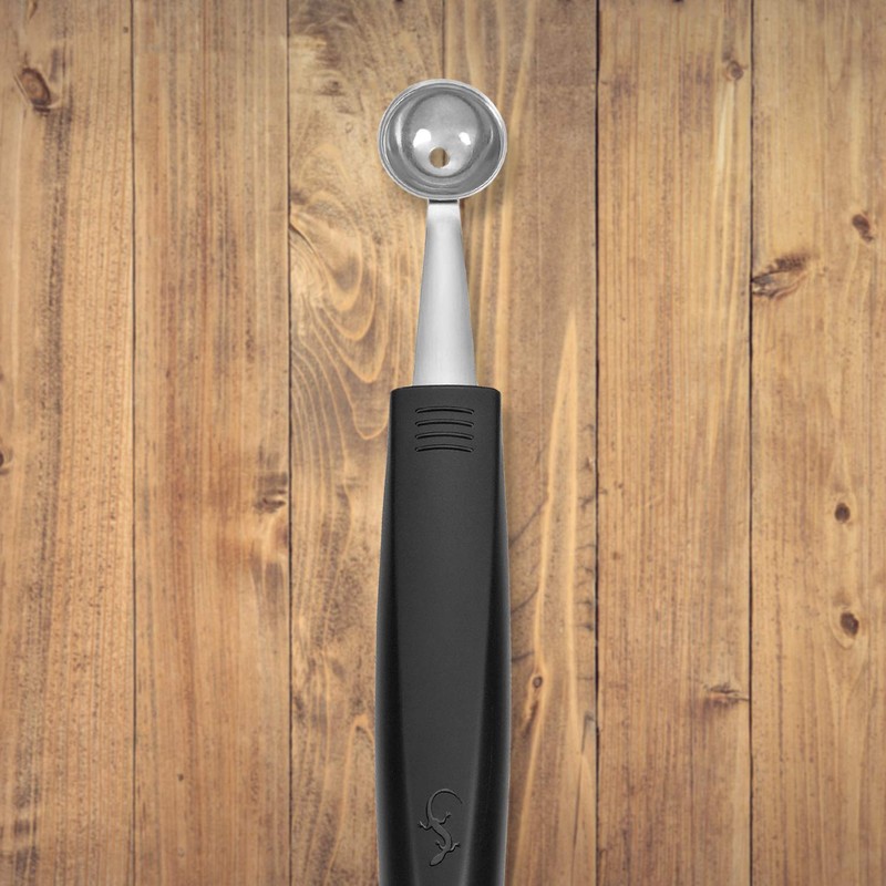 Lurch Tango Melon Baller, Stainless Steel Black, 3x3x19 cm