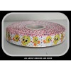 7/8 INCH TWEETY BIRD ON POLKA DOT GROSGRAIN RIBBON-1 YD