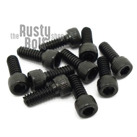 The Rusty Bolt Shop #4-40 x 5/16", Socket Head Cap Screws, 12.9 Steel, Black Oxide - 2