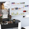 FEMELI Nail Polish Wall Rack: 6 Shelves 15 Inch White