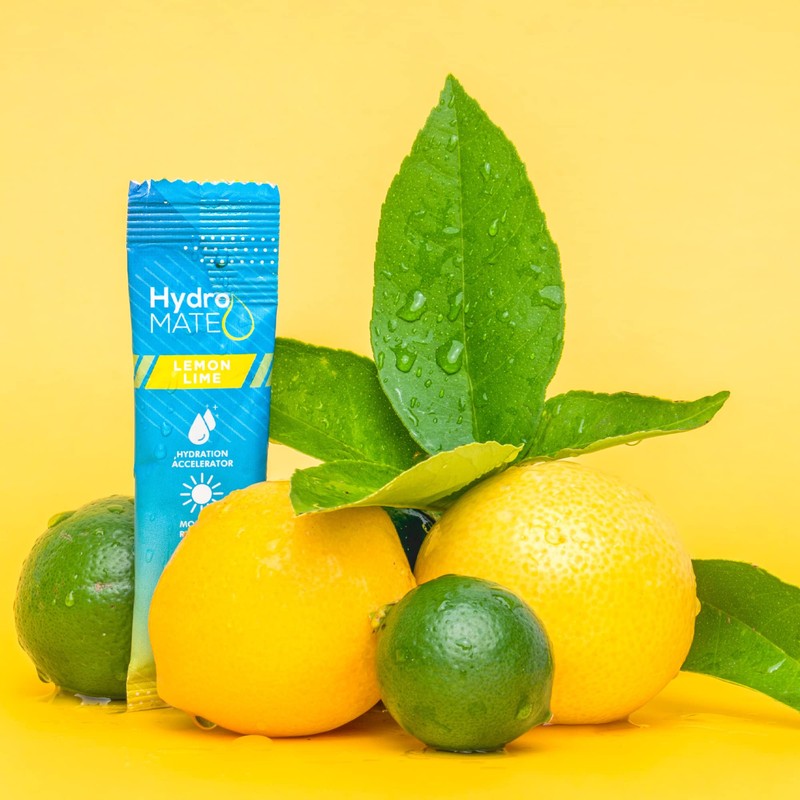 HydroMATE Electrolytes Powder Low Sugar - 30 Count Lemon Lime
