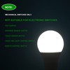 Radar Motion Sensor Light Bulbs, 5000K Daylight A21 E26 Base