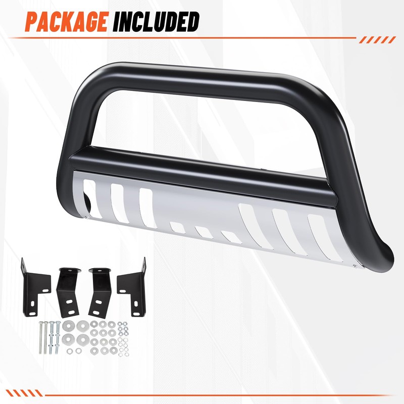 ECOTRIC Bull Bar Compatible with 2005-2015 Toyota Tacoma 3" Tube