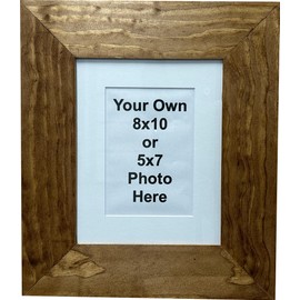 Bellewood Designs Picture Frame Hidden Gun Storage Cabinet Home Decor, 8x10 or 5x7 Picture (Early American)