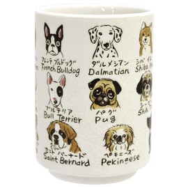 Ippinsha YAMATO 50369 Mino Ware, 9.5 fl oz (280 ml) Dog