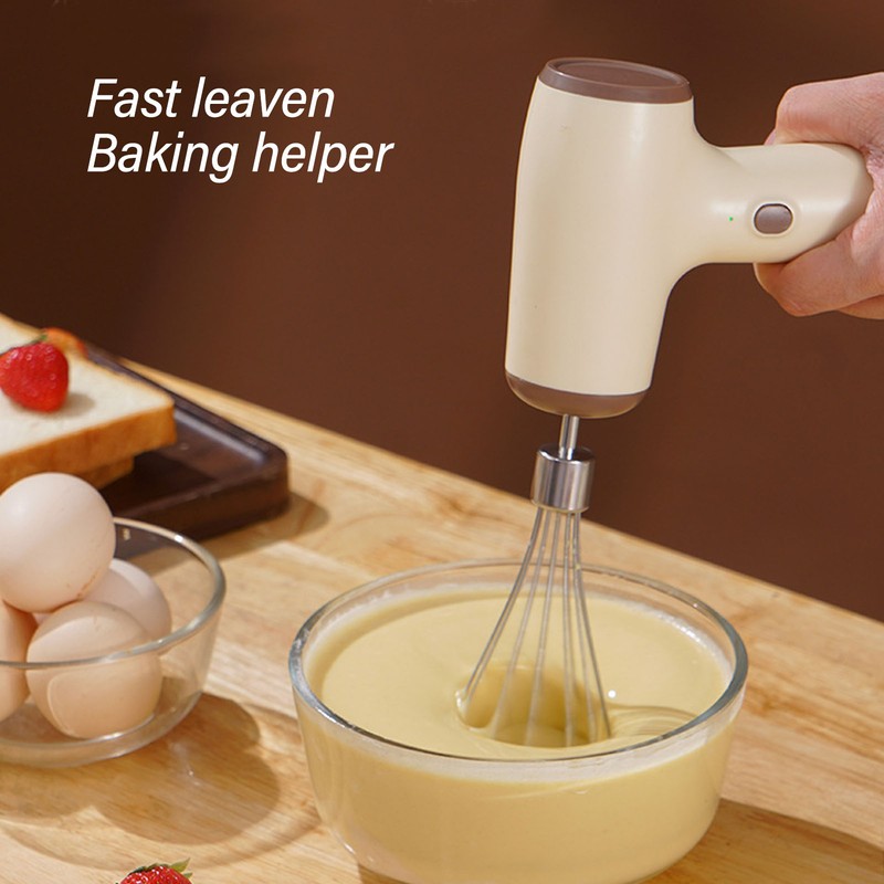 Electric Garlic Chopper Egg Beater Cordless Handheld Food Processor USB