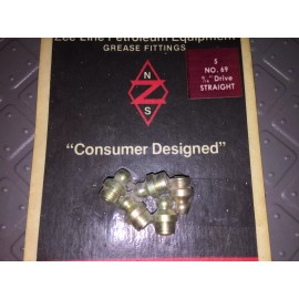 National Spencer Zee Line 69G 5/16" Drive Straight Grease Fittings Pack of 5