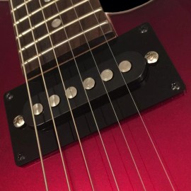 Guitarheads Guitar Parts CONVERSION PICKUP MOUNTING RING Humbucker Single Coil - BLACK