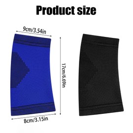SIXHAOBU 2 Paar Fersen Socken, Knöchelschutz für Kinder, Kompressionssocken Sprunggelenkbandage, Elastische Fußbandagen, Handgelenkschutz für Basketball, Grappling, Boxen (Blau und Schwarz)