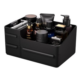 Rasydyn Mens Countertop Organizer for Cologne: Vanity Organizer With Drawers, Bathroom Counter Organizer for Razor, Shaving Lotion, Skincare, Deodorant, Perfume Perfect for Bathroom & Bedroom Storage