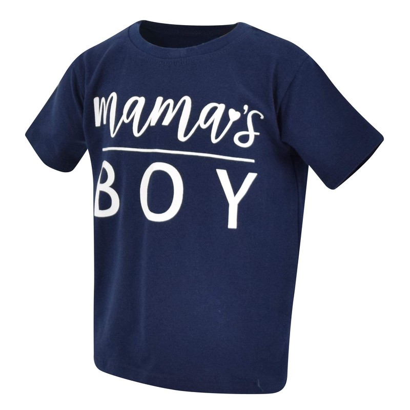 Unique Baby Mamas Boy Mommy and Me - Camisetas para