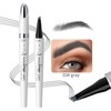 Eyebrow Pencil, Eyebrow Pencil with 4 Micro Fork Tips, Natural