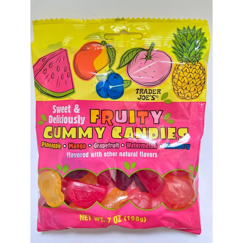 Trader Joe's 4 Packs Trader Joes Sweet Deliciously Fruity Gummy