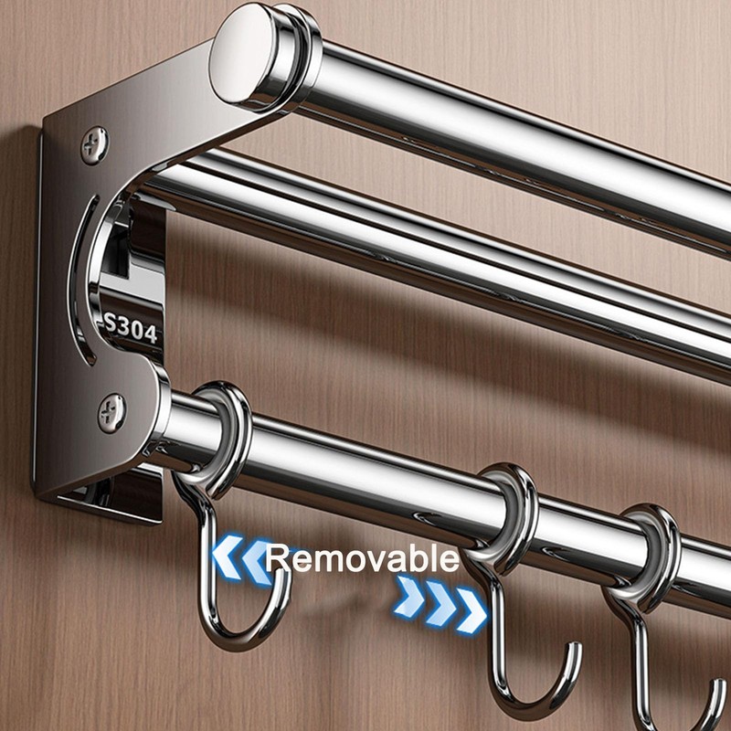 VaNaeni Hanging Wall Mount Knife Wall Mount,Kitchen Utensil Hanger,Space-Saving Kitchen