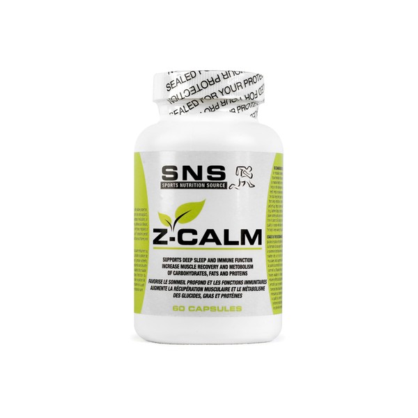 SPORTS NUTRITION SOURCE Z-Calm Zinc and Magnesium (ZMA) 60 Count