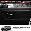 x xotic tech Interior Door Panel Stripe Molding Cover Trim,Carbon