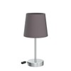LED Table Lamp I Fabric Lamp Matte Nickel I E14