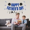 Happy Fathers Day Banner, Fathers Day Decor Pre Strung Glitter