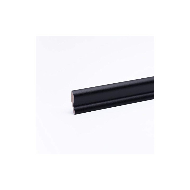 Skirting Board 40 x 22 x 2600 mm Black
