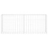 KCCLVER Gabion Basket Galvanized Steel 33.5"x11.8"x78.7",Gabion Basket Versatile & Durable