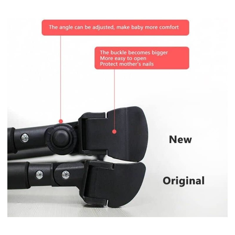 Adjustable Stroller Bumper Bar Handlebar Compatible for Babyzen YOYO/YOYO 6+/
