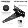 HILLMASTER 6 Inch T-Strap Heavy Duty Shed Door Hinges Gate