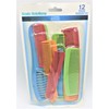 Sassy & Chic Plastic Combs, 12 Count