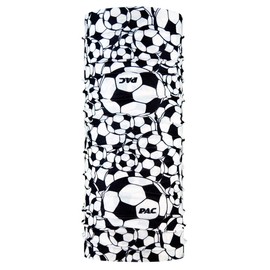 P.A.C. Kids Original Multi-Functional Scarf, Outdoor Scarf, Ski Cloth, Neckerchief, Scarf, Headband, Various Designs, for Children, 10 Wearing Types - Soccer