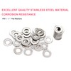 cSeao 100pcs 10# (3/16") ID x 1/2" OD 1.0 Thickness