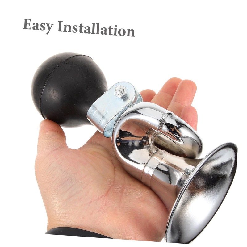 TOVINANNA Convenient Bike Horn Retro Design Air Horn Squeeze Bike