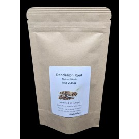 Nature Tea Dandelion Root - Taraxacum officinale Loose Root C/S from Nature, Wild Crafted - 1 oz