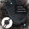Yinmei Baibian Kinky Curly Ponytail Hair Afro Puff Drawstring Ponytails