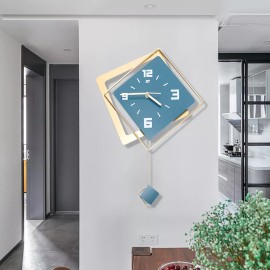 Large Wall-Clock Oversized Living Room Silent Decorative Home Modern Bedroom Art