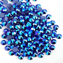 BEADSLAND - Diamantes de imitación termoadhesivos, 1440 piezas, de cristal, con parte trasera plana, para manualidades, ropa y decoraciones hechas por