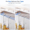 Shower Caddy Over the Door Organizer: Bath Rack Hanging Over