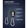 VIPARSPECTRA Retractable Heavy Duty Ratchet Tie Down Straps [4 Pack,
