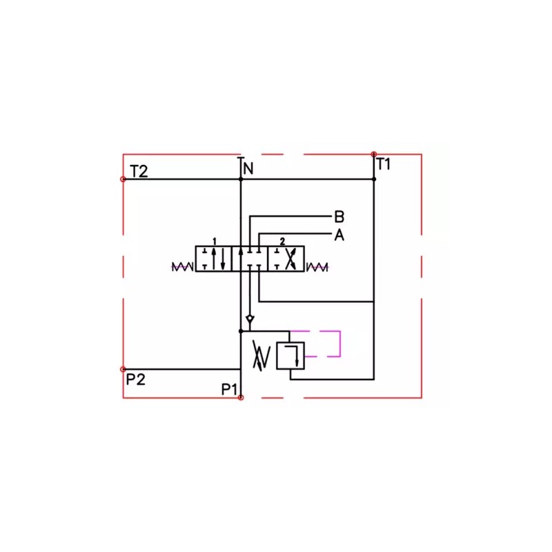 Perfect Hydraulic 1 Spool Hydraulic Directional Control Valve 11gpm 40L