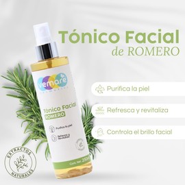 Vemare Cosmetics Tónico Facial De Romero Hidratante Piel Fresca 250 ml
