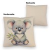 speecheese Sitting Koala Cushion with Linen Look Cute Koala Cushion