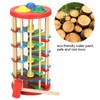 Colorful Wooden Knock Ball Ladder Toy Intelligence Development Kids Children